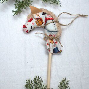 Farmhouse Decor Rustic Vintage Christmas Ornaments with a Nostalgic Touch Fabric